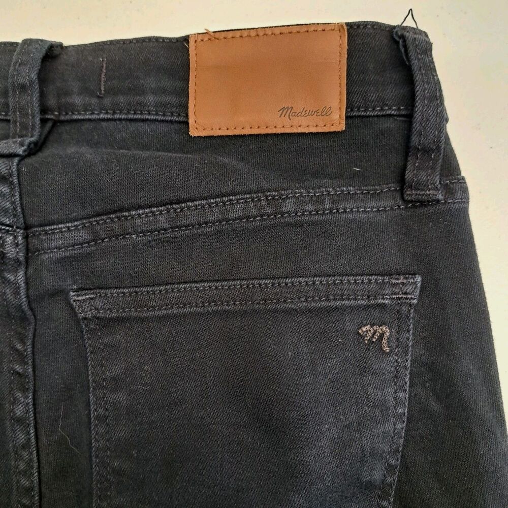 Madewell Jeans Women's 25 Black 9" High Rise Skinny Denim - Picture 6 of 9